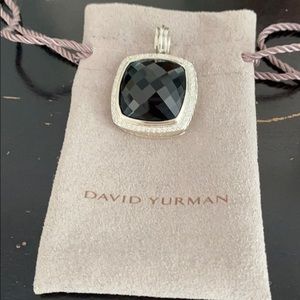 David Yurman 20mm Onyx Albion Pendant